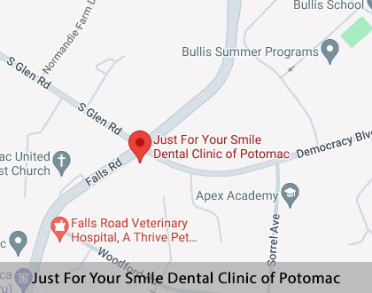 Map image for Zoom Teeth Whitening in Potomac, MD